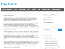 Tablet Screenshot of privat-sextreff.com